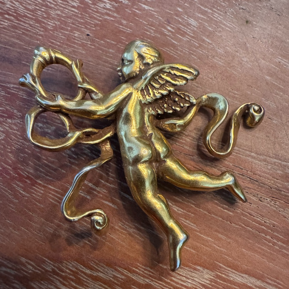 Metropolitan Museum of Art Cherub Vintage Brooch